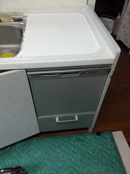 トップオープン食洗機でお困りの方　ヤマハ三菱　人工大理石蓋